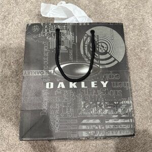 Oakley Men's Graphic Black and Gray Bag